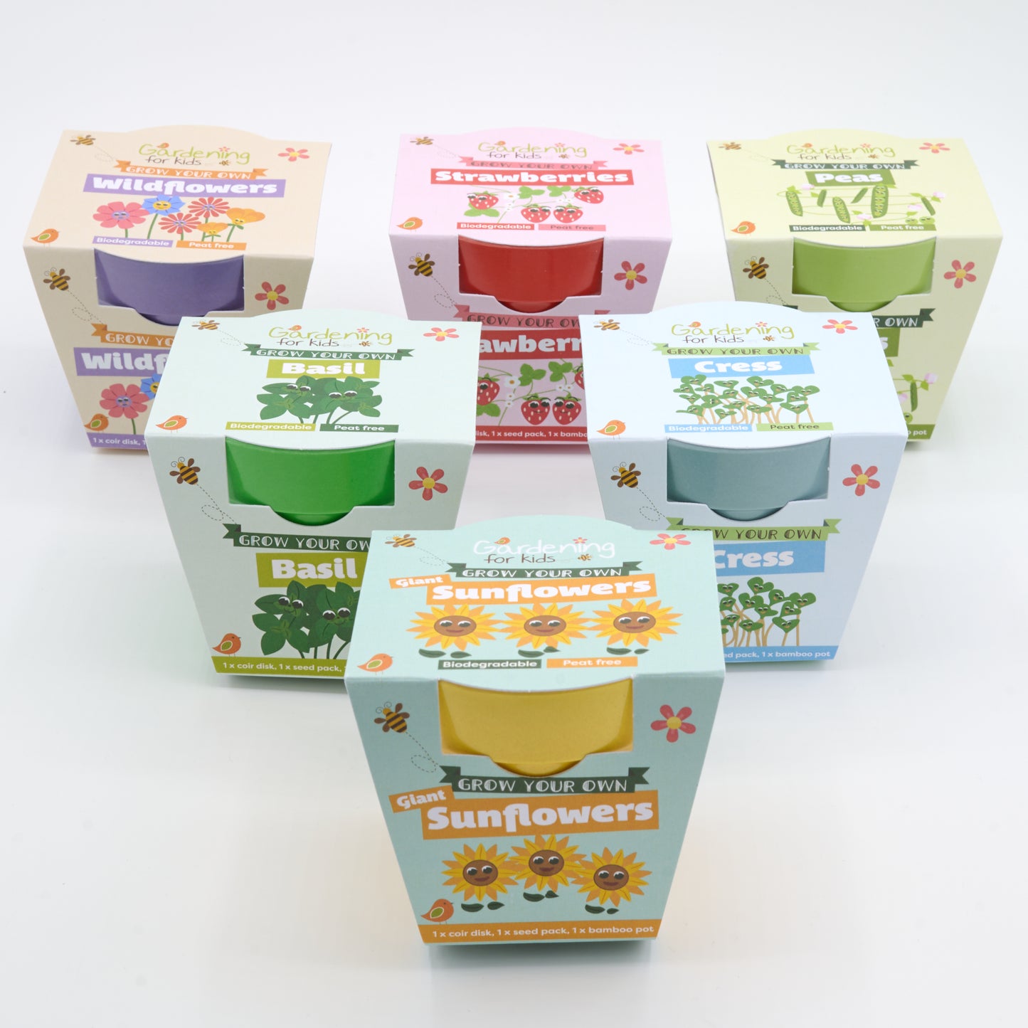 Children's Growing Kits Best Sellers Starter Set (Mixed Case)
