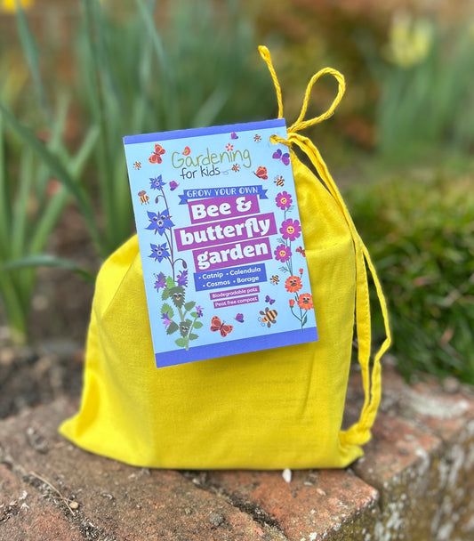 Grow Your Own Bee and Butterfly Garden Gift Bag