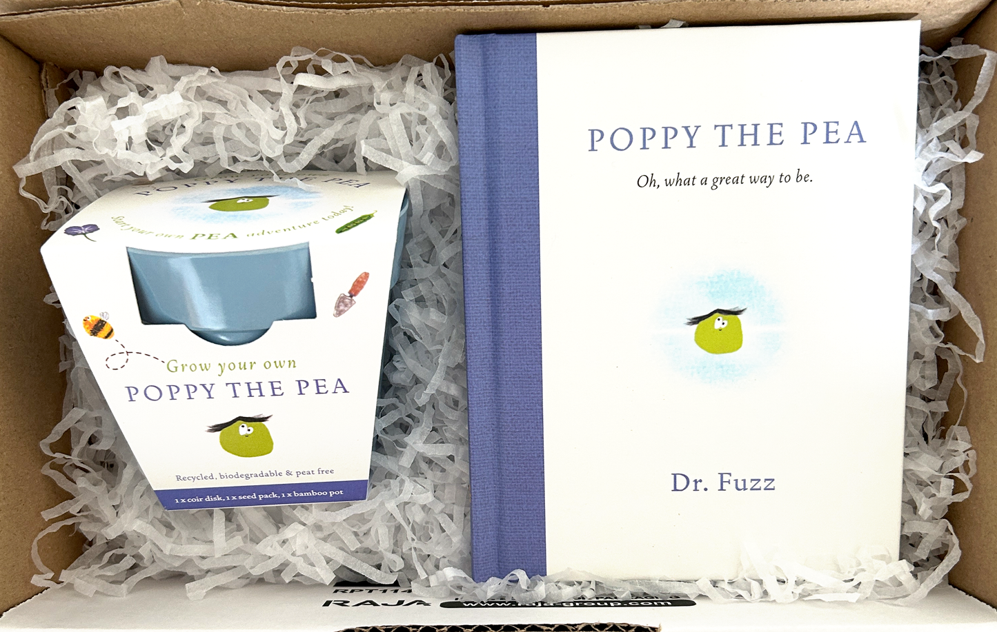 Poppy the Pea Children's Story Book and Growing Kit