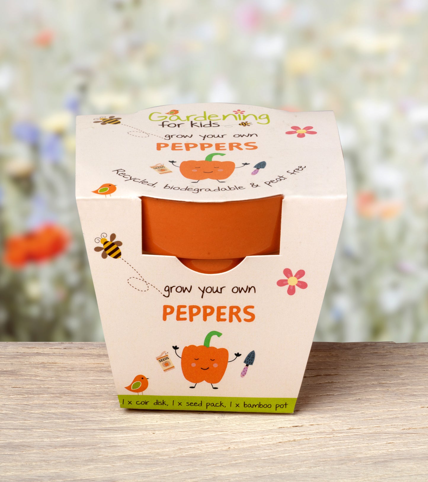 Children's Grow Your Own Sweet Peppers Growing Kit