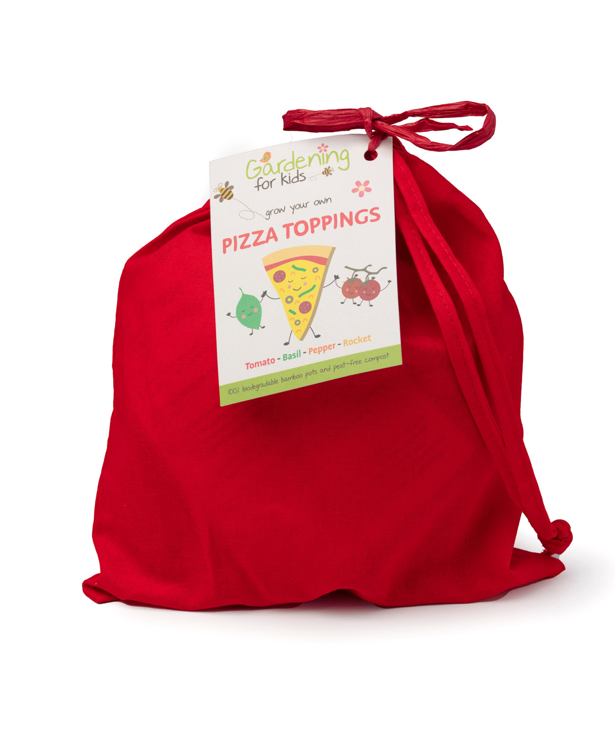 Grow Your Own Pizza Toppings Growing Kit Gift Bag