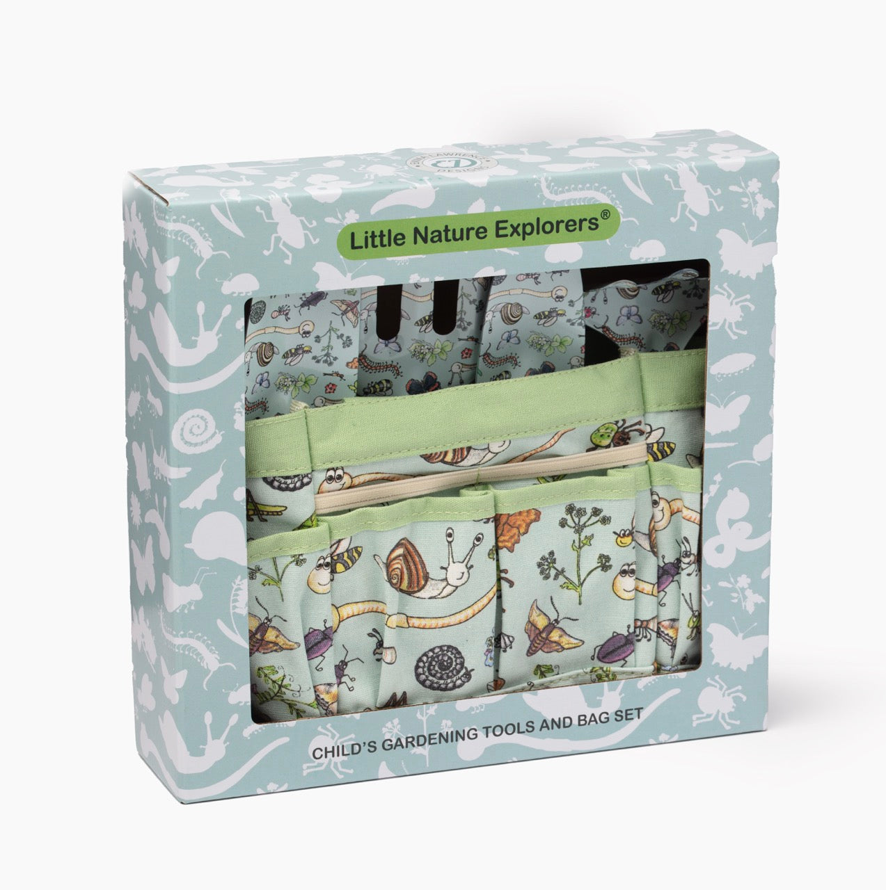 Children's Garden Tool Bag and Hand Tools Gift Set