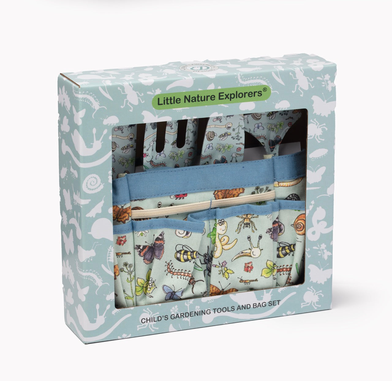 Children's Garden Tool Bag and Hand Tools Gift Set