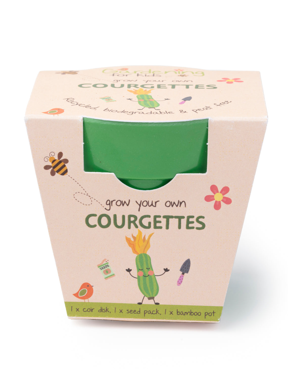 Children's Grow Your Own Courgettes Growing Kit
