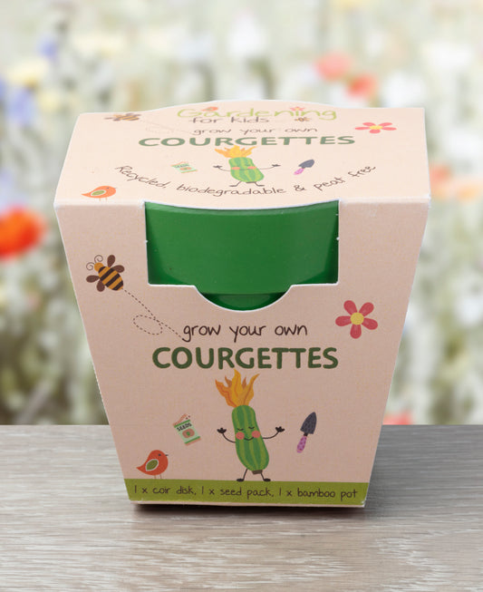 Children's Grow Your Own Courgettes Growing Kit