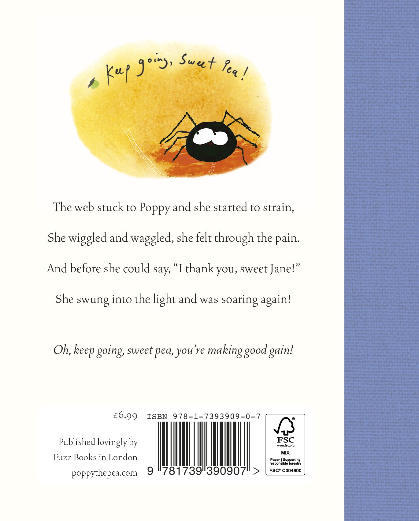 Poppy the Pea Children's Story Book and Growing Kit