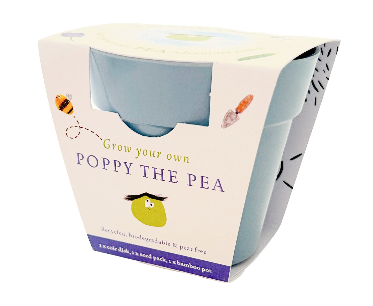 Poppy the Pea Children's Story Book and Growing Kit